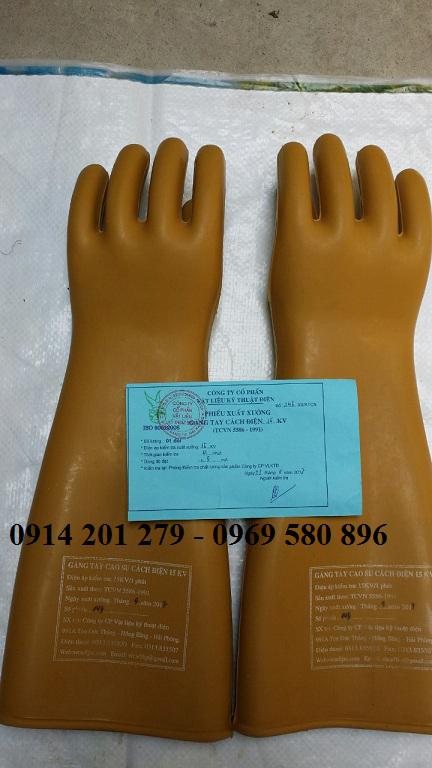 Găng tay cao su cách điện 10kv giá rẻ
